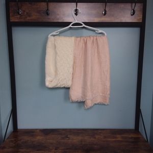 Reitmans Blanket Scarf & Reversible Knit/Fur Scarf